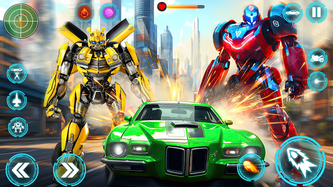 Robot Transform Fight Game 3D - Gameplay image of android game