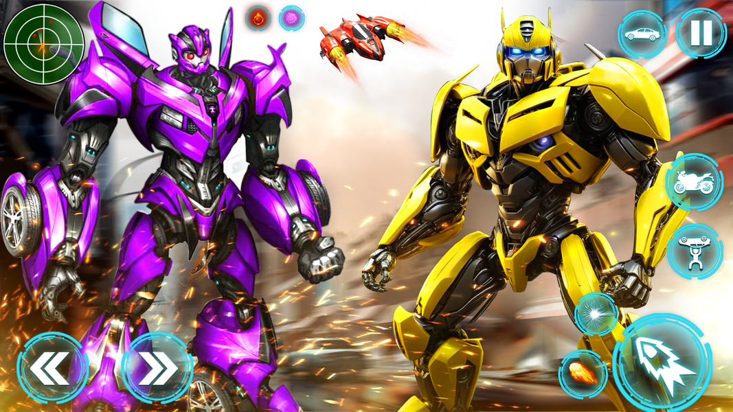 Robot Game: Transform & Battle - Gameplay image of android game