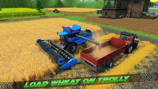 Village Driving Tractor Games - Gameplay image of android game