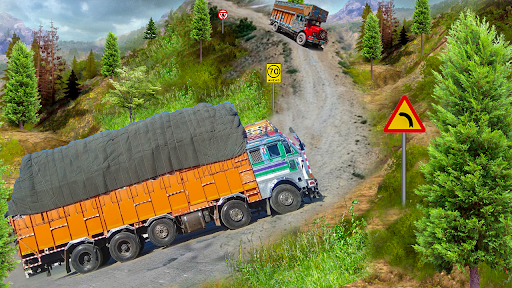 Indian Cargo Truck Simulator - Gameplay image of android game