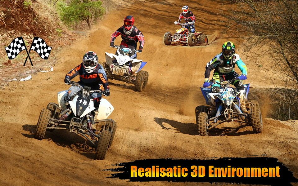 ATV Quad Bike Racing Game 2022 - Gameplay image of android game