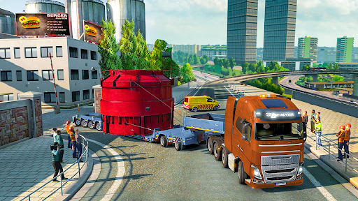 Asian Truck Simulator: Offroad - Gameplay image of android game