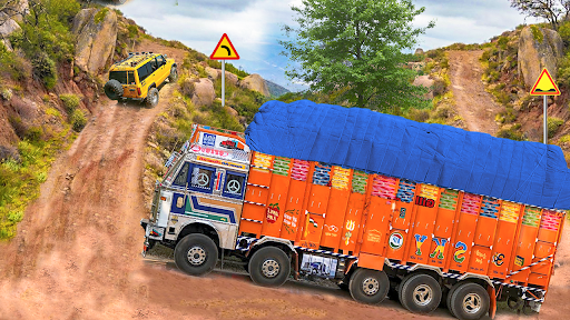 Heavy Truck Simulator Offroad - Gameplay image of android game
