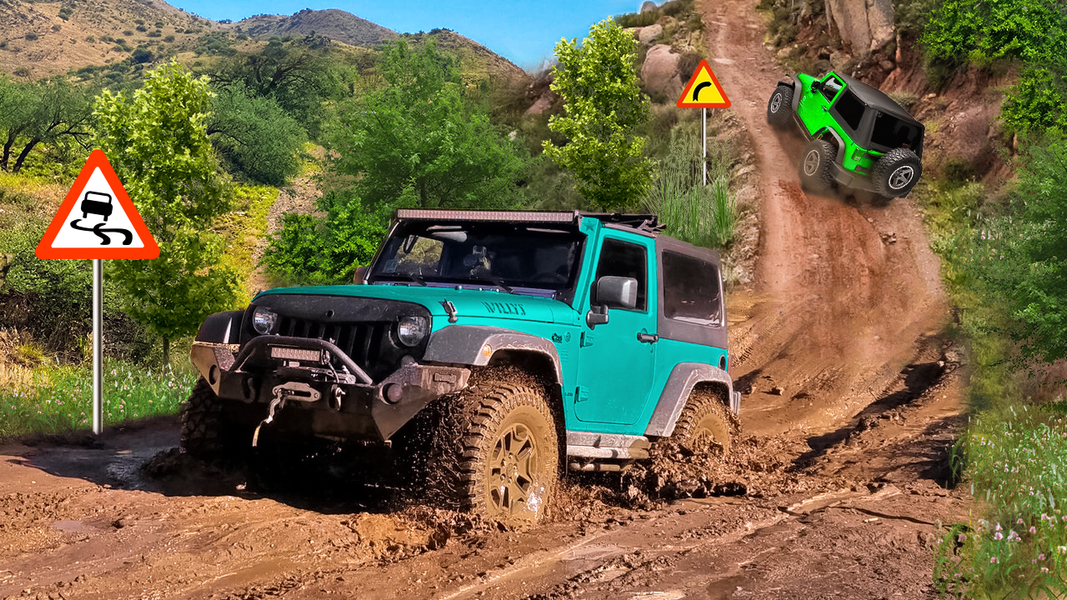 Mobile Jeep Simulator: Offroad - Gameplay image of android game