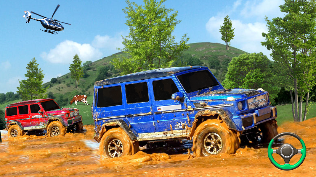 Mobile Jeep Simulator: Offroad - Gameplay image of android game