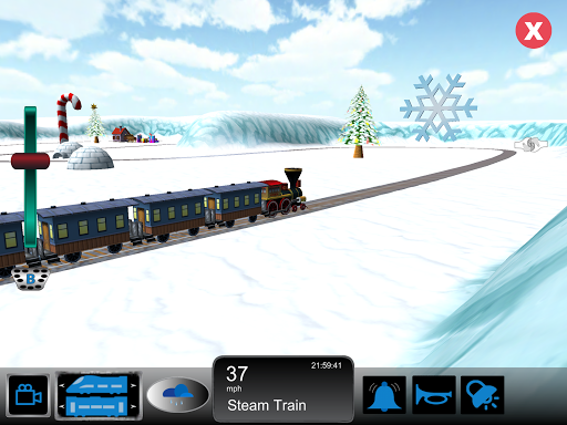 Christmas Trains - Gameplay image of android game