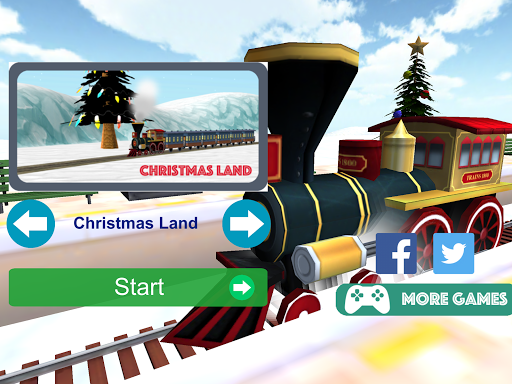 Christmas Trains - Gameplay image of android game