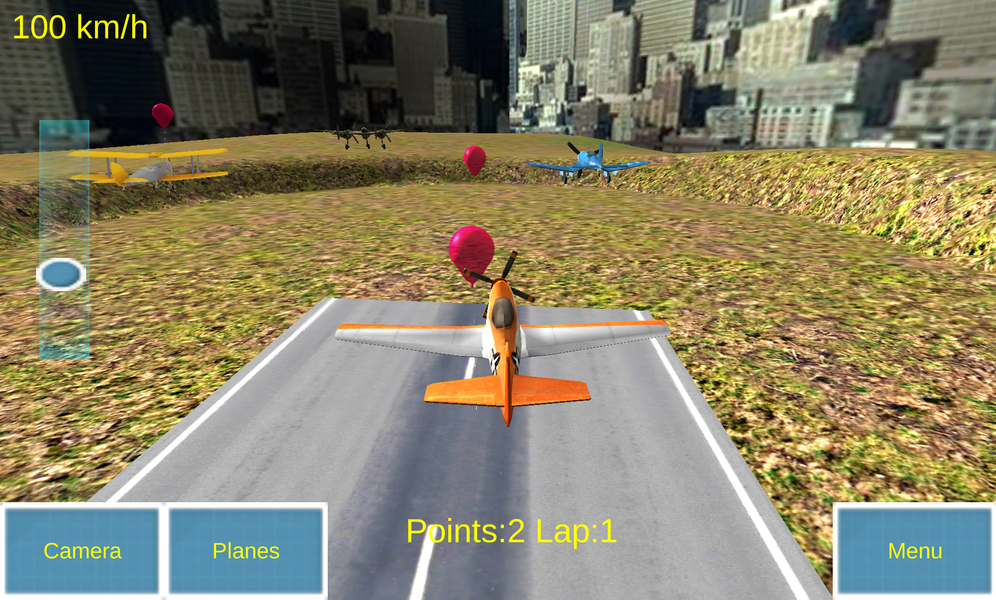 Kids Plane Racers - Gameplay image of android game