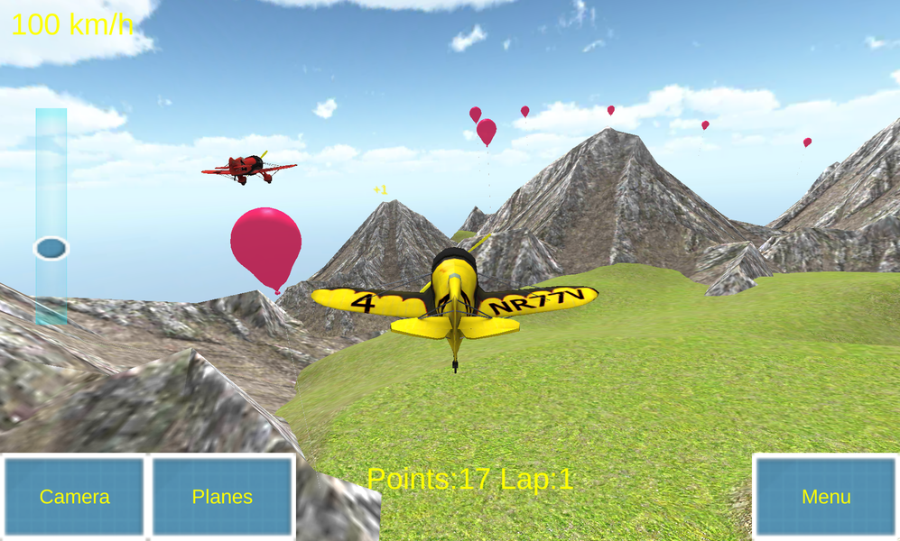 Kids Plane Racers - Gameplay image of android game