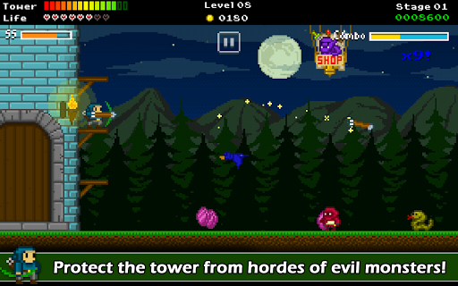 Warcher Defenders - Gameplay image of android game