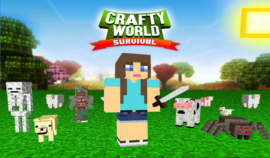 Crafty World Simulator - Gameplay image of android game