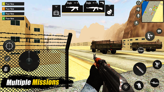 Player Battleground Survival Offline Shooting Game APK para