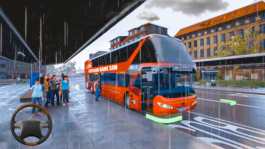 Hill Coach Bus Simulator 2023 - Image screenshot of android app