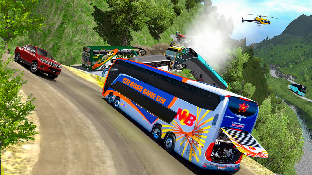 Hill Coach Bus Simulator 2023 - Image screenshot of android app
