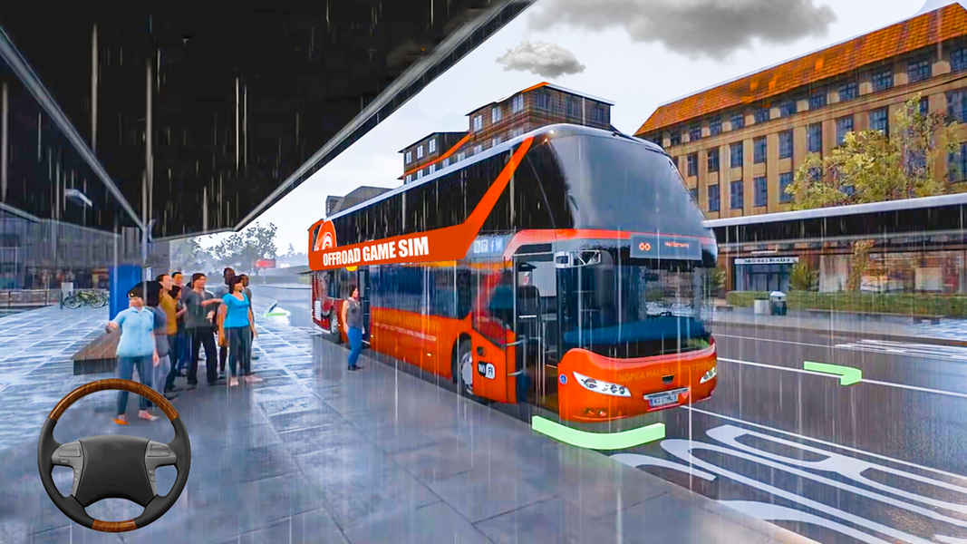 Hill Coach Bus Simulator 2023 - Image screenshot of android app