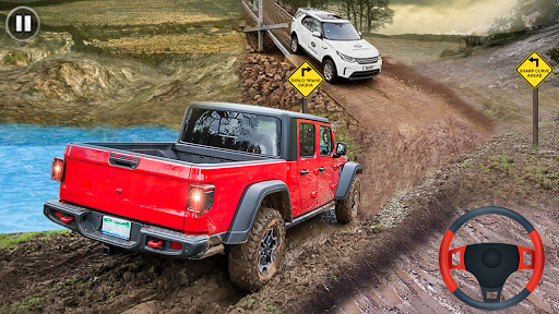 Offroad Driving Simulator Game - Gameplay image of android game