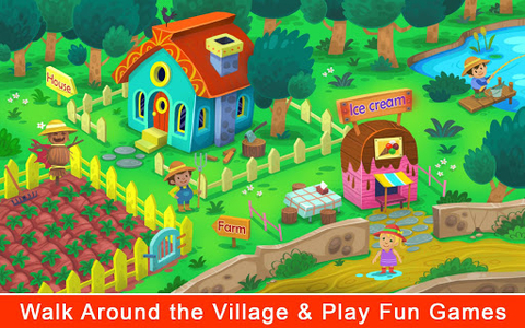 Kiddos in Village - عکس بازی موبایلی اندروید