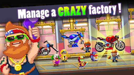 Motor World: Bike Factory - Gameplay image of android game