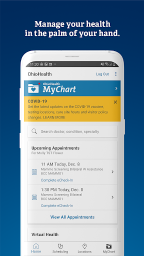 OhioHealth - عکس برنامه موبایلی اندروید