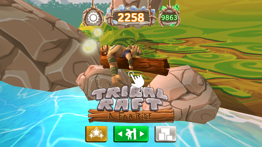 Tribal Raft: A Far Ride - Gameplay image of android game