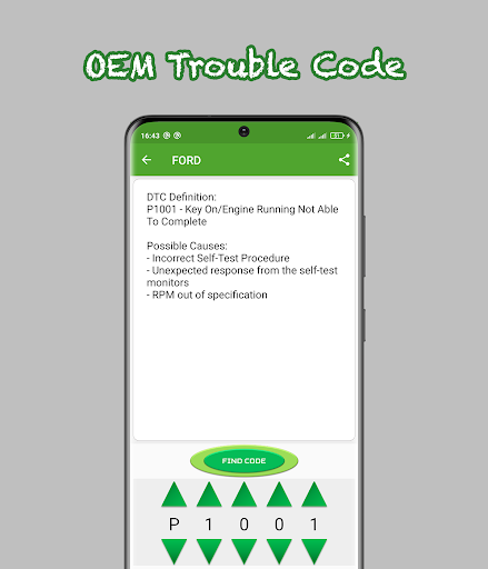 OBD2 Codes Fix Lite - Image screenshot of android app