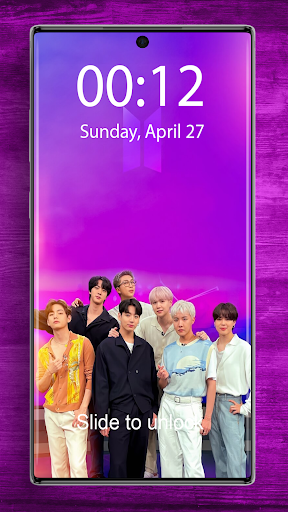 BTS Lock Screen & Wallpaper - Image screenshot of android app