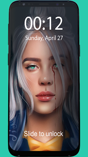 Lock Screen for Billie Eilish - Image screenshot of android app