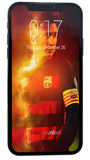 Lock Screen for Messi + Wallpapers - Image screenshot of android app