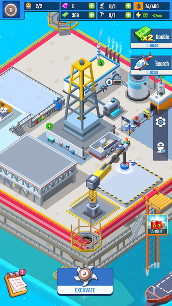 Oil Rig Tycoon - عکس بازی موبایلی اندروید