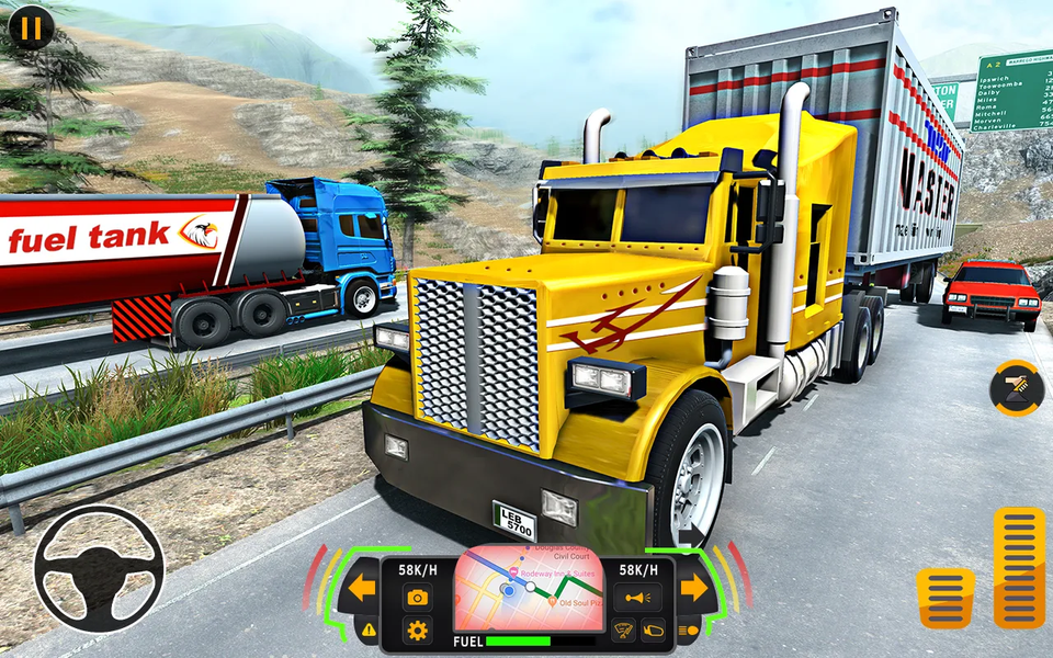 Oil Tanker Driving Truck Games - عکس بازی موبایلی اندروید
