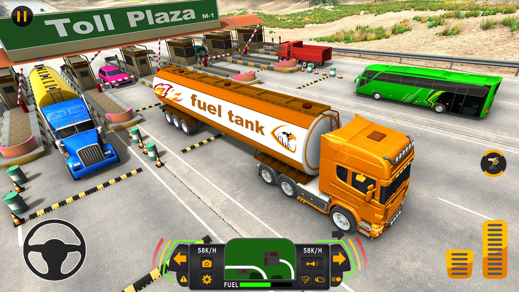 Oil Tanker Driving Truck Games - عکس بازی موبایلی اندروید