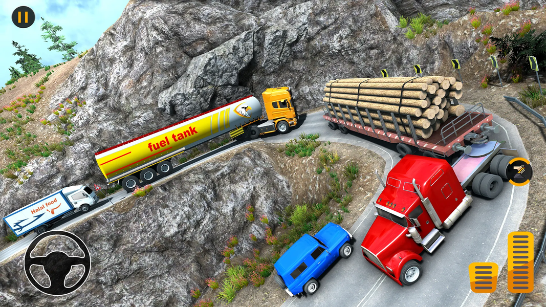 Oil Tanker Driving Truck Games - عکس بازی موبایلی اندروید