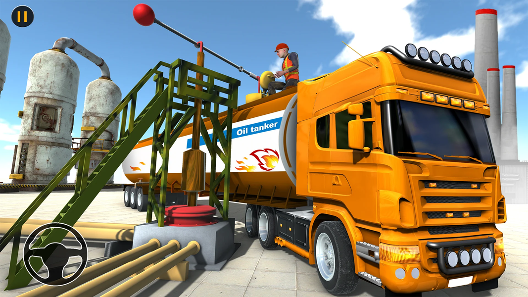 Oil Tanker Driving Truck Games - عکس بازی موبایلی اندروید