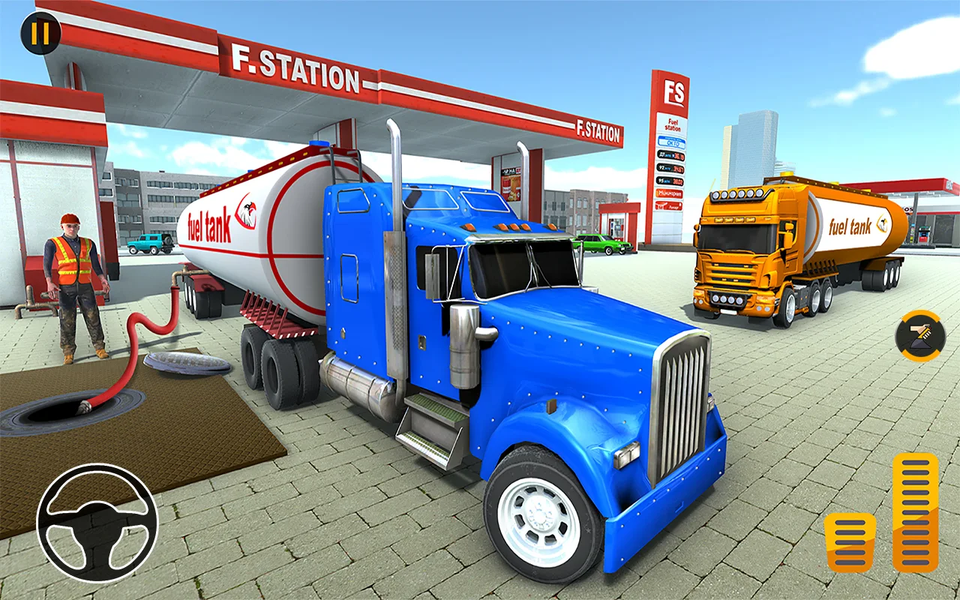 Oil Tanker Driving Truck Games - عکس بازی موبایلی اندروید