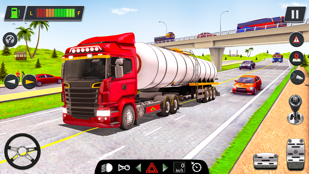 Oil Tanker Truck: Driving Game - عکس بازی موبایلی اندروید