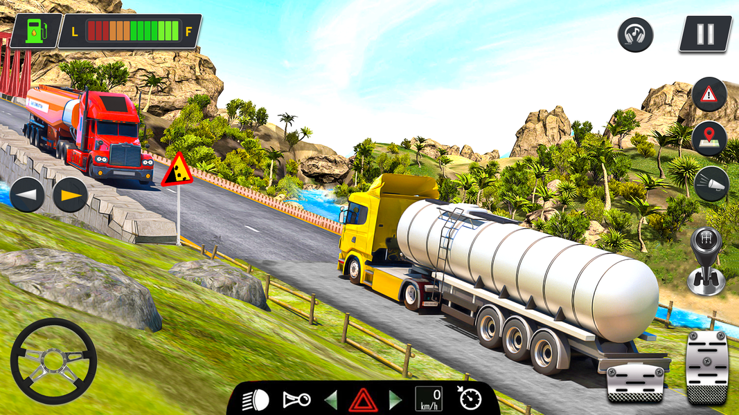 Oil Tanker Truck: Driving Game - Gameplay image of android game