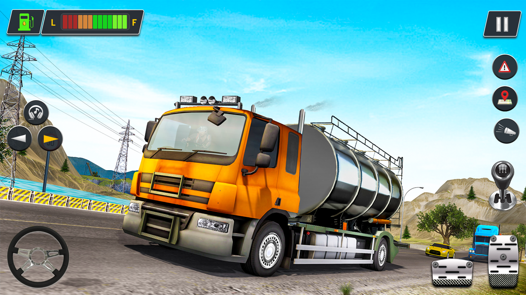 Oil Tanker Truck: Driving Game - Gameplay image of android game