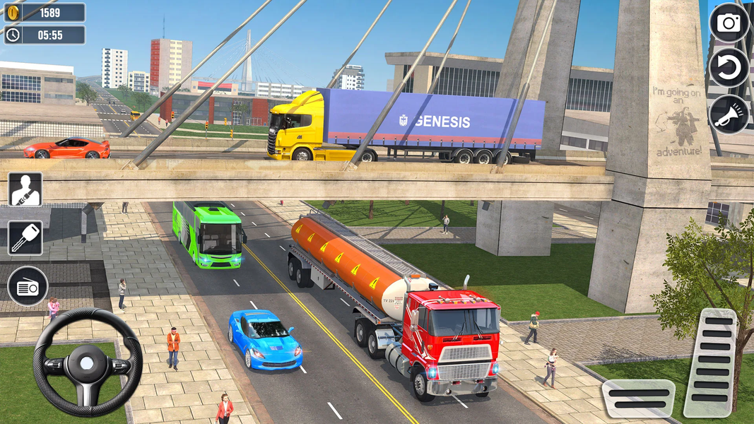 Truck Games:Truck Driving Game - Gameplay image of android game