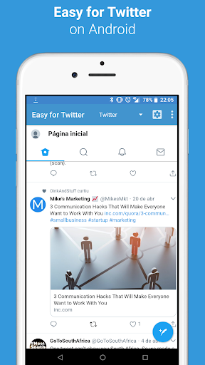 Easy for Twitter - Image screenshot of android app