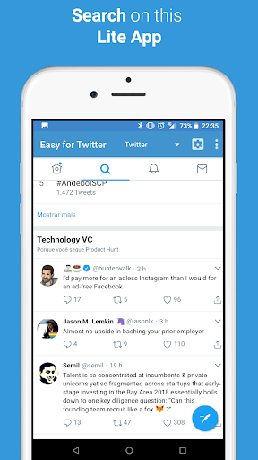Easy for Twitter - Image screenshot of android app