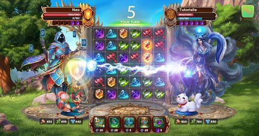 Heroes of Alterant: Match 3 RPG - Gameplay image of android game