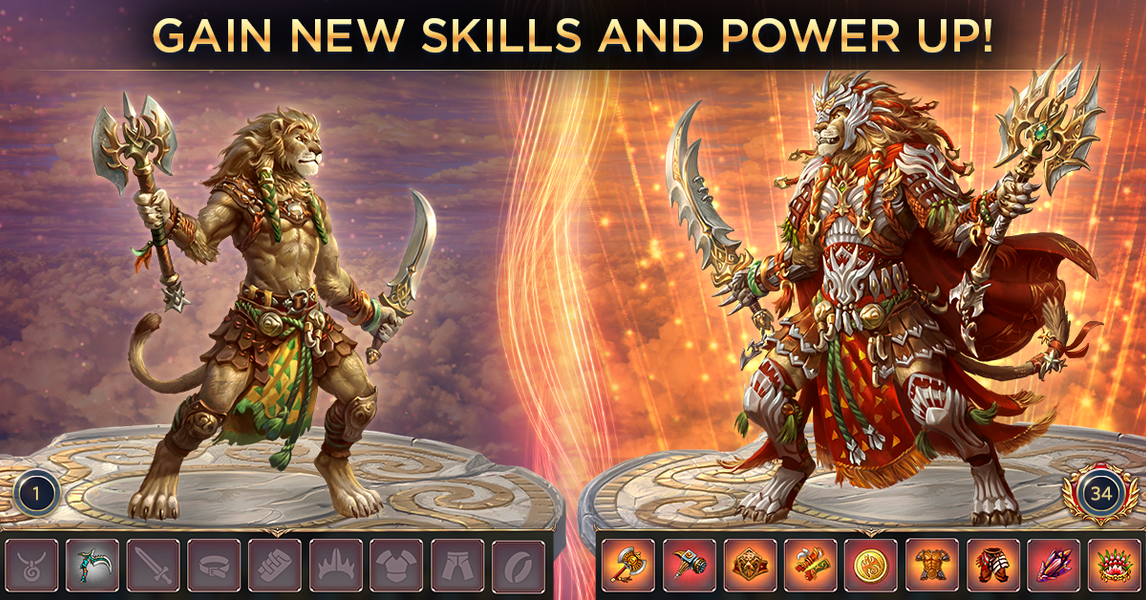 Heavens: role playing match ۳ - عکس بازی موبایلی اندروید