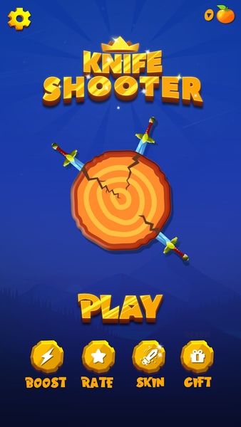 Knife Shooter: Throw & Hit - Gameplay image of android game
