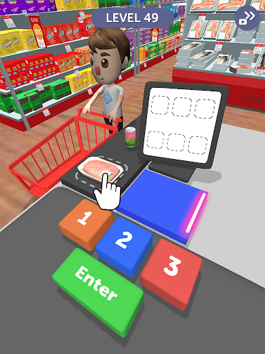 Supermarket 3D - Gameplay image of android game