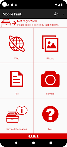 Mobile Print - Image screenshot of android app