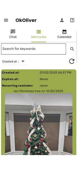 OkOliver: AI Memory Assistant - عکس برنامه موبایلی اندروید