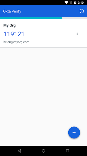 Okta Verify - عکس برنامه موبایلی اندروید