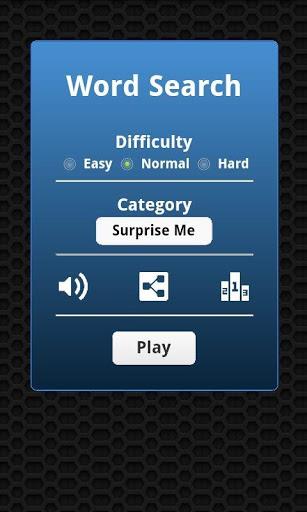 Word Search - Gameplay image of android game