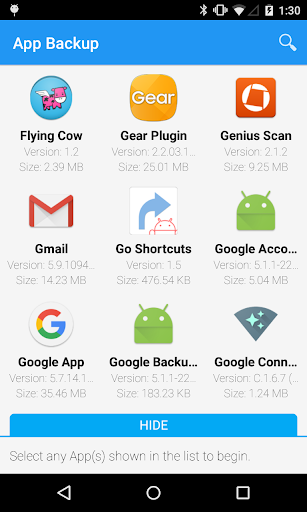 App Backup - Image screenshot of android app