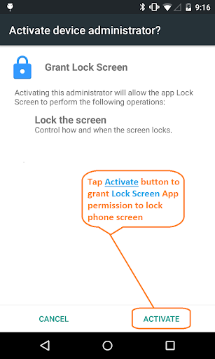 Lock Screen - عکس برنامه موبایلی اندروید